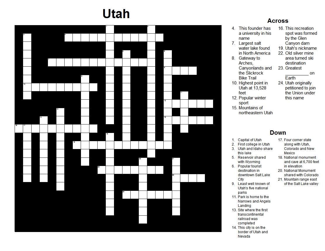 Utah puzzle