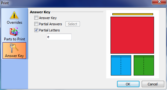 Puzzle Print Options
